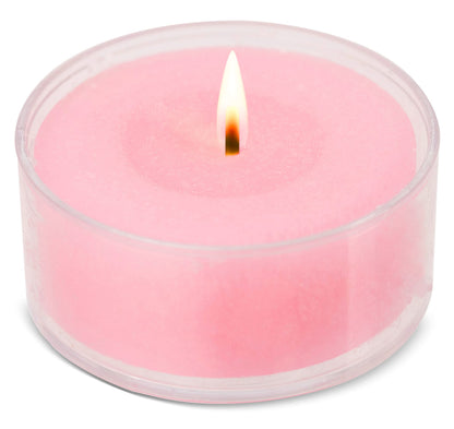 HYOOLA Scented Tealight Candles - Clear Cup - Magnolia Tealight Candles Scented - 6 Hour Burn Time - 15 Pack - European Made