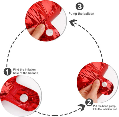 Number 6 Balloon - 40 Inch Red Birthday Decoration for Men & Women | Perfect for 6th Birthday Celebrations