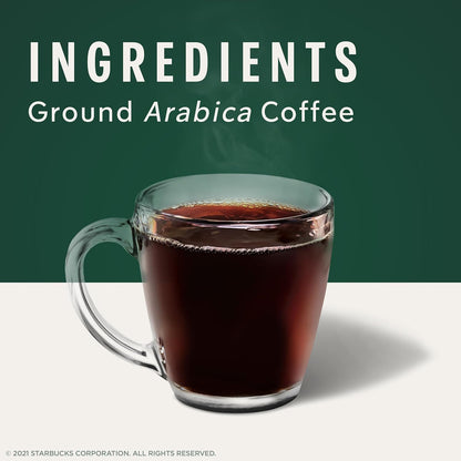 Starbucks K-Cup Coffee Pods - Medium Roast Pike Place Roast for Hot or Iced Coffee | 32 Pods
