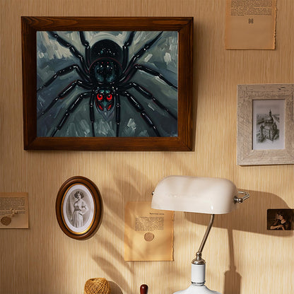EATUKYIC Scary Spider Diamond Painting Kits Drill Diamond Dots Paintings with Diamonds Full Drill Diamond Art Kit for Wall Decor 12x16 inch
