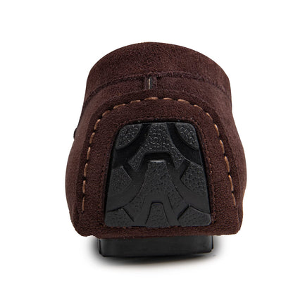 Go Tour New Mens Casual Loafers Moccasins Slip On Driving Shoes Brown 10.5/45