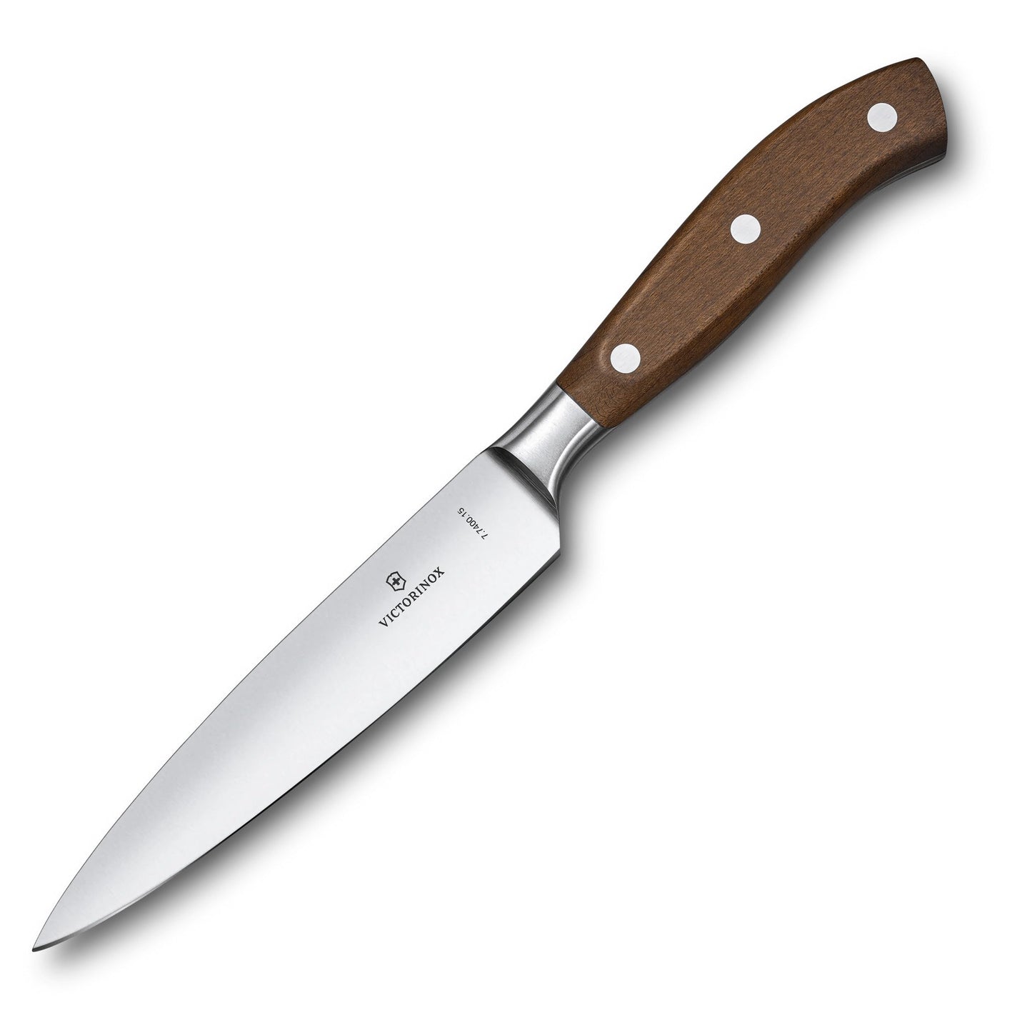 Victorinox Grand Maitre Forged Chef's Knife - Sharp Kitchen Knife for Cutting Herbs, Vegetables & Meat - Premium Kitchen Accessory - Wood Handle, 6"