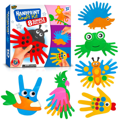 Learn & Climb Arts and Crafts Kit for Toddlers Ages 3+ Years. Easy Animal Crafting for Kids