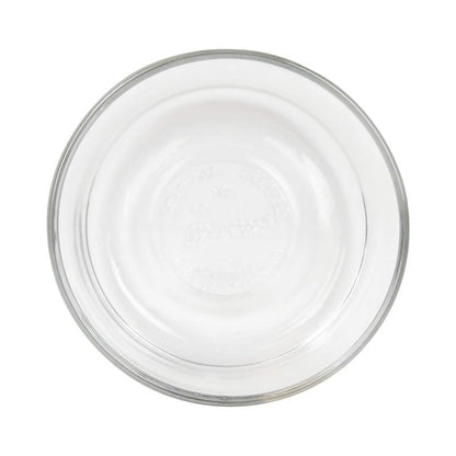 Pyrex 7200 2 Cup Glass Bowls & 7200-PC Sleek Silver Food Storage Replacement Lids (4-Pack) - Made in USA