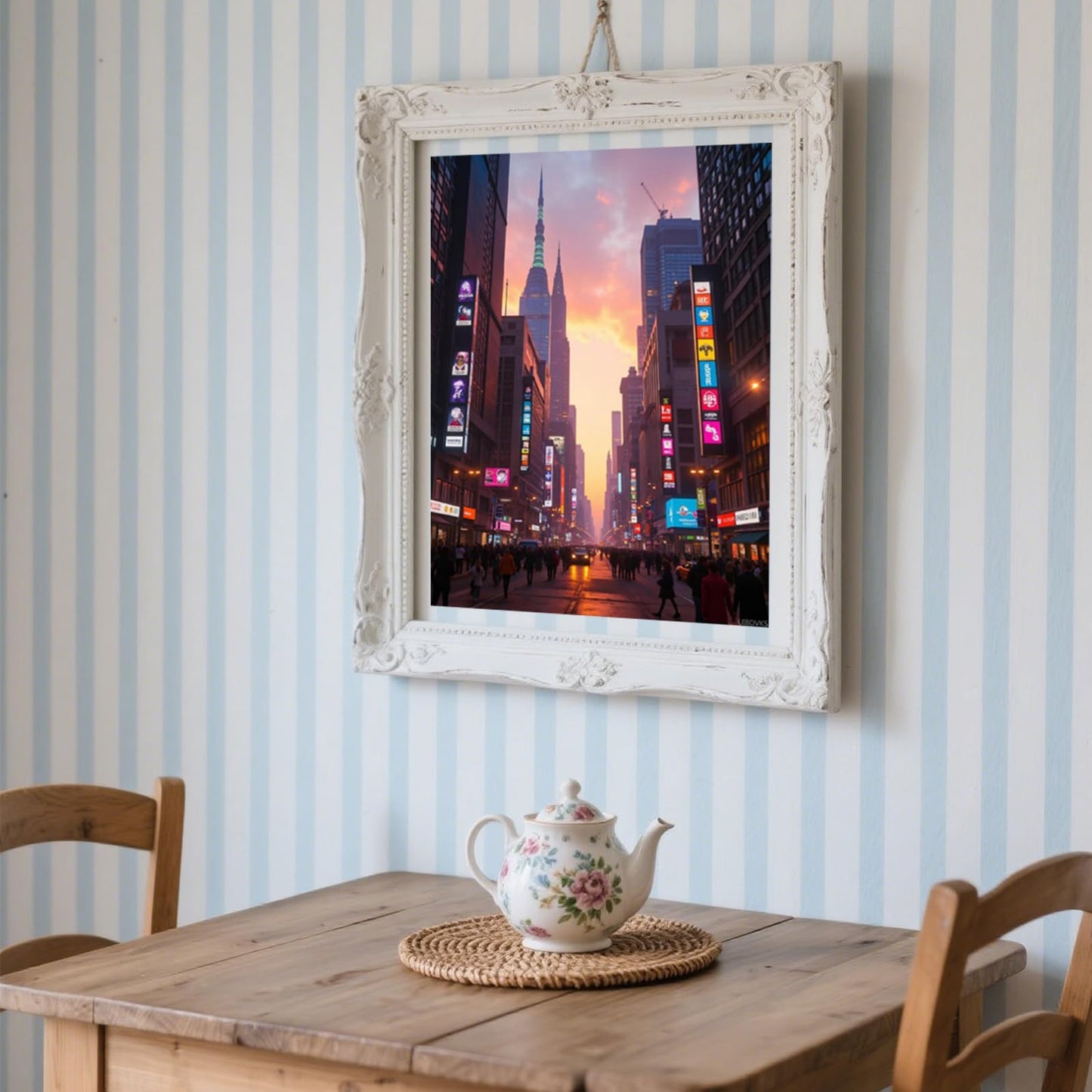 UIBDVKS Diamond Art Kits for Adults City Skyline Sunset Glow DIY Frameless Diamond Painting Kits for Adults Beginner, 12x16 in Diamond Painting Kit for Home Wall Decor