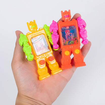 24 Pcs Robot Handheld Water Ring Toss Games for Kids Party Favors Goodie Bags Stuffers Return Gifts for Kids Birthday Classroom Prize Box Rewards Bulk, Halloween/Christmas Pinata Filler Toys