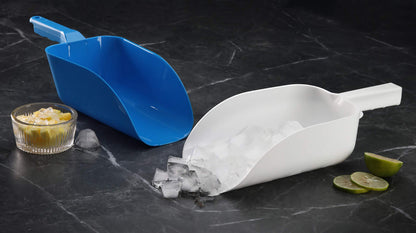 New Star Foodservice 34486 Polycarbonate Plastic Utility Ice Scoop, White, 64-Ounce