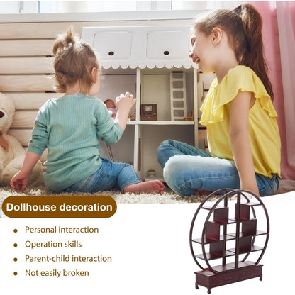 Totority Miniature Chinese Furniture Model 1 25 Scale Abs Bo Gu Shelf for Dollhouse Accessories DIY Sand Tray Decoration and Home Display