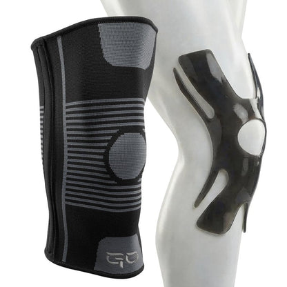 Kinesiology Knee Compression Sleeves - Professional Knee Support Braces for Men and Women for Joint Pain Relief, Swelling, ACL, MCL, FSA and HSA Approved (Black, Large)