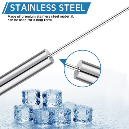 Stainless Steel Ice Pick Crusher Chisel Removal Pick Crushed Ice Tool for Kitchen Bars Bartender Picnics Camping and Restaurant(14 Inch)