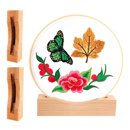 Embroidery Hoop Display Stand 3Pack Suitable Embroidery Hoop Frame,Cross Stitch Stand Base Embroidery Display Stand Display Cross Stitch Hoop Frame Stand (Suitable 7-9.6IN Frame)