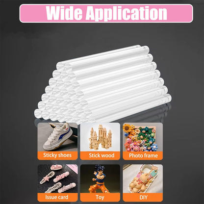 MONVICT Clear Mini Hot Glue Sticks 0.27 in. Diameter, 4 in. Length - 2 LBS (230 Pcs) High Adhesion Hot Melt Glue Sticks for Crafts, DIY, Repairs & School Projects - Fits Most Mini Glue Guns