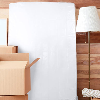 Utopia Home Queen Size Mattress Cover - Heavy Duty 4 Mil Plastic Bag for Easy Moving | Fits Mattresses Up to 14 Inches
