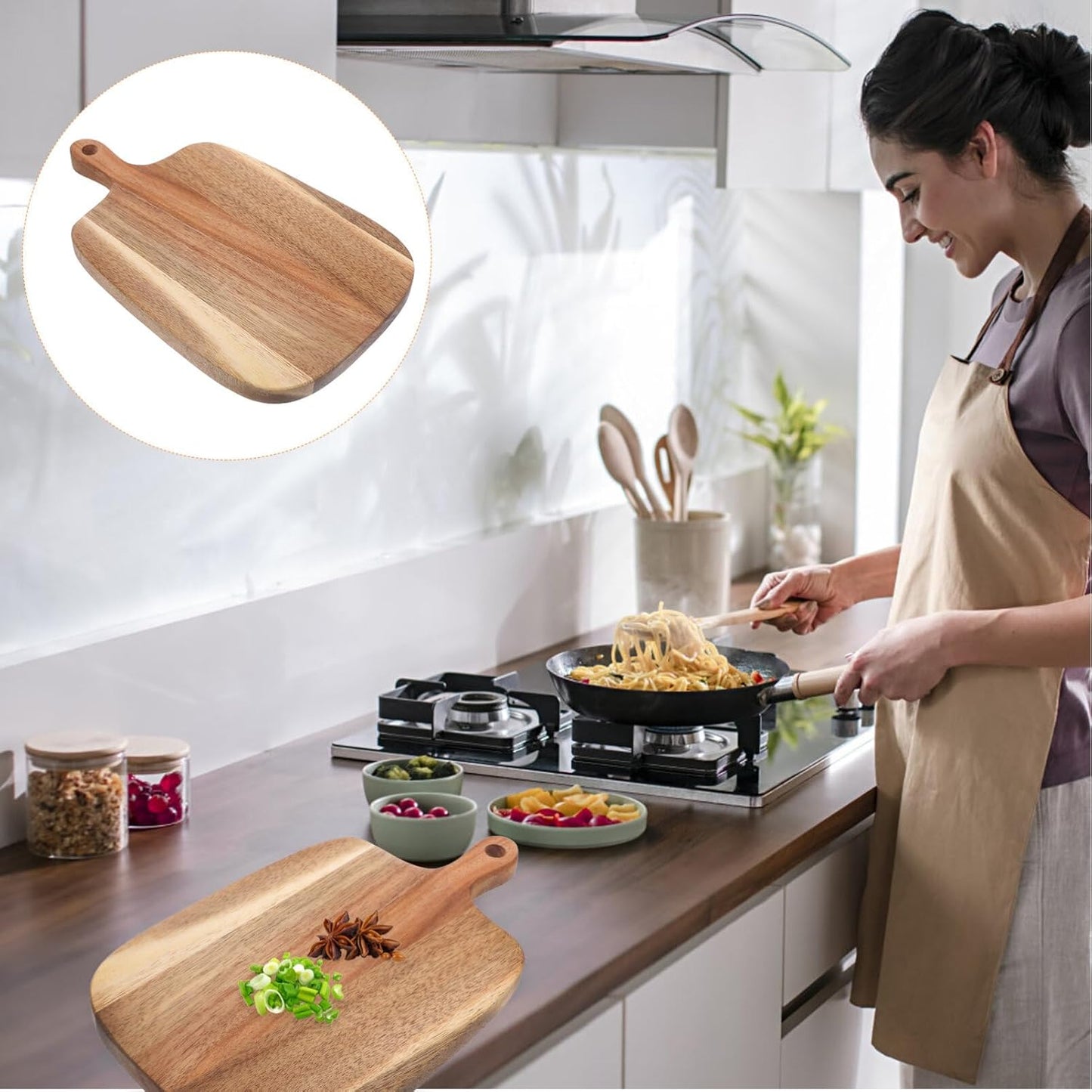 Food Cutting Board, Vegetable and Fruit Chopping Board for Kitchen Use