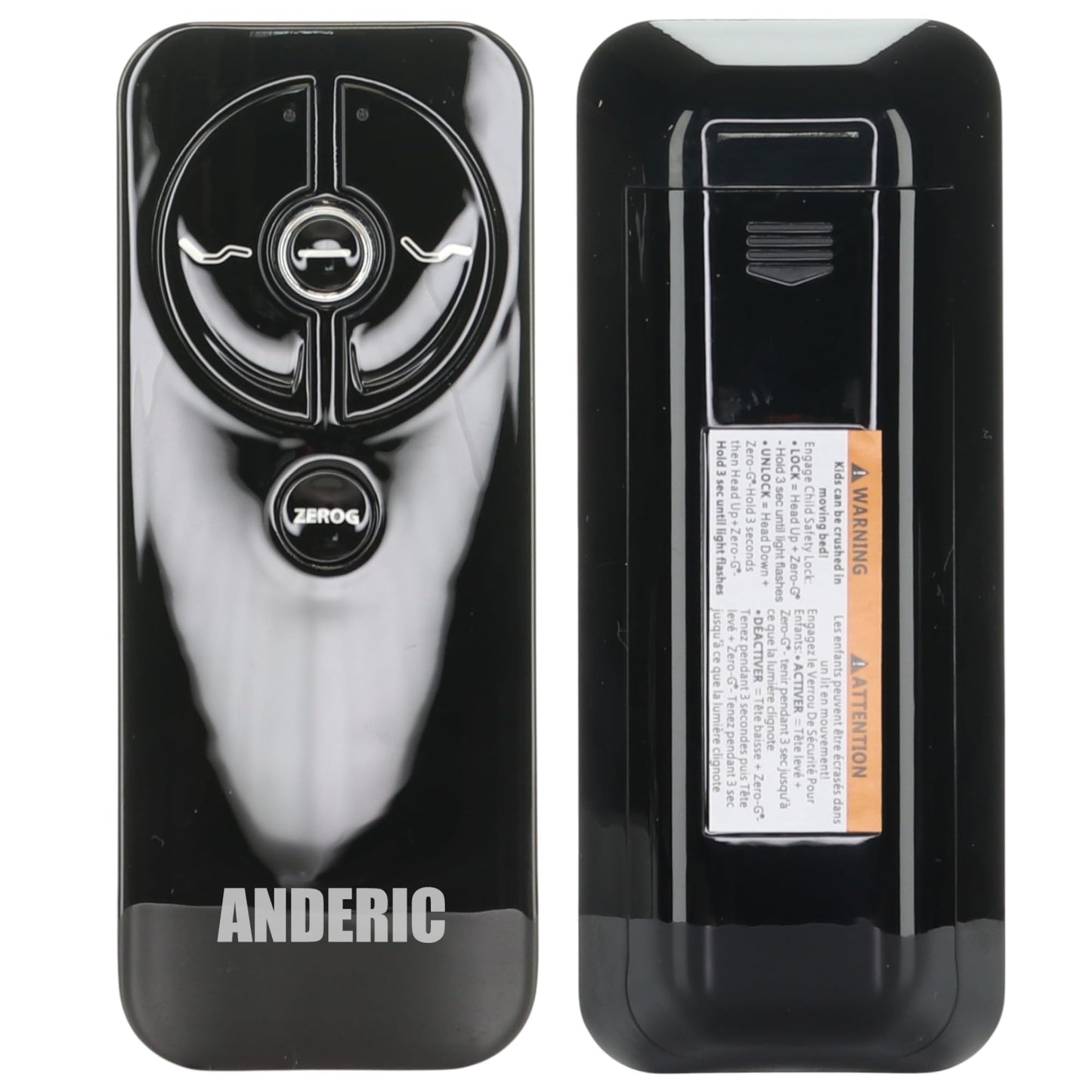 ANDERIC RF399A / RF368B for Sealy Ease Adjustable Bed Base Frames Remote Control | Works Sealy Ease Ergo 2.0, Ease 3.0, Ease 4.0 | Serta Motion Essentials 3rd Gen | Beautyrest SmartMotion Base 1.0