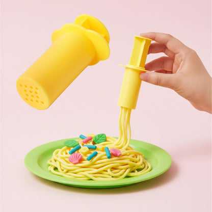 Inxens 9 PCS Craft Dough Tool Set for Kids, Modeling Clay Tools with Rolling Pin and Scissors, Dough Sculpting Accessories Kit for Toddlers, Arts & Crafts Supplies for Creative Play