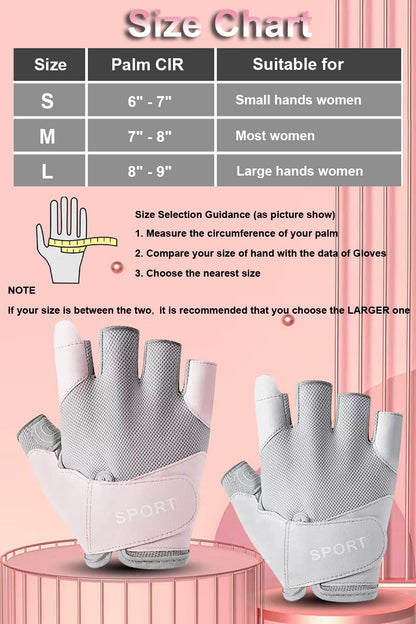Workout Gloves - Gym & Fitness Gloves for Women, Hand Protection for Working Out