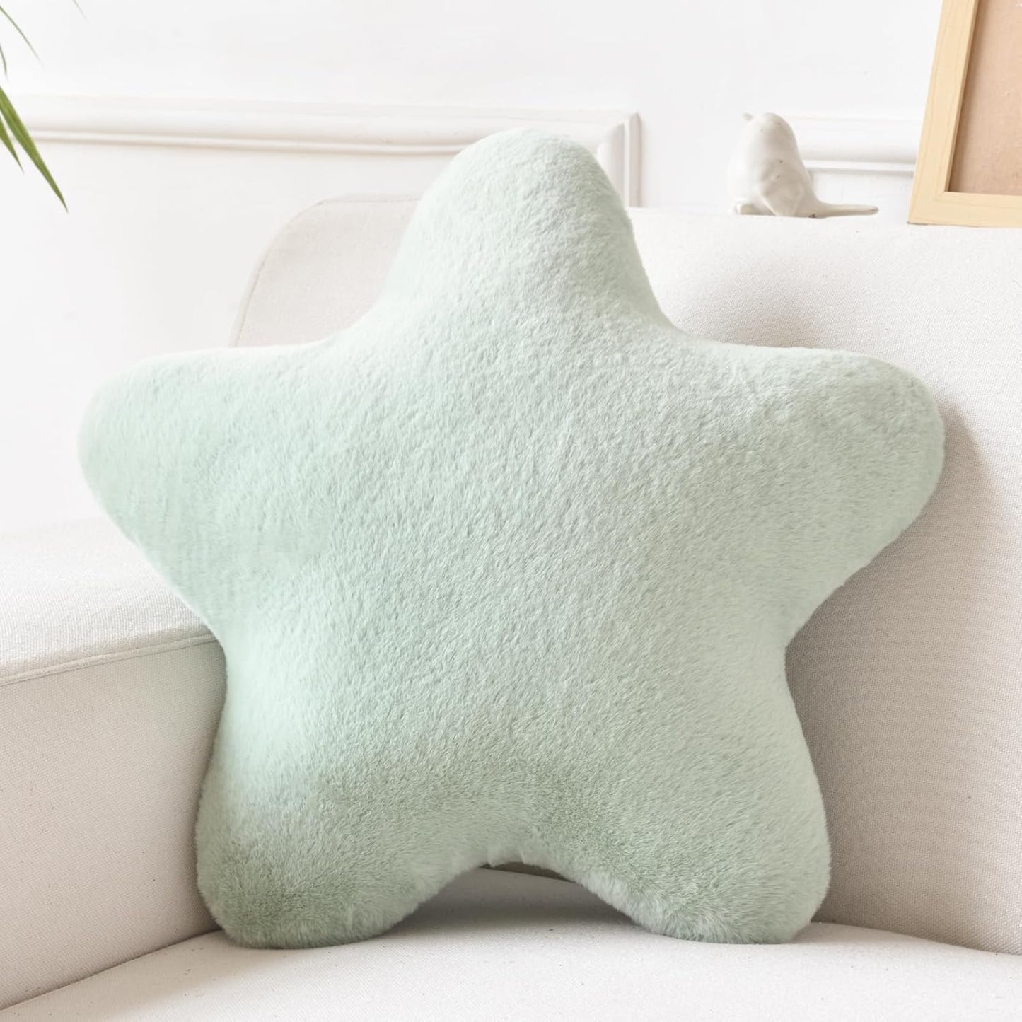 15" 15" 15") Xiashrk Star Pillow, Decorative Throw Pillows for Bed Couch, Star Shaped Pillow Plush Floor Cushions Room