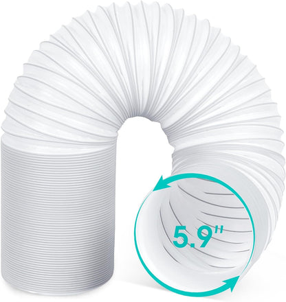 Portable Air Conditioner Hose, 5.9 Inch Diameter & 80" Length, Universal Replacement AC Exhaust Hose Kit Parts