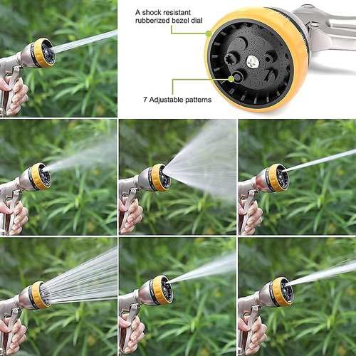 FANHAO Heavy-Duty Garden Hose Nozzle - Durable Design for Efficient Watering