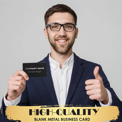 weparmeety 100 Pcs Metal Engraving Blanks Colorful Aluminum Sheet Laser Engraving Business Card Multipurpose DIY Gift Cards 86 x 54 x 0.45mm（10 Colors)
