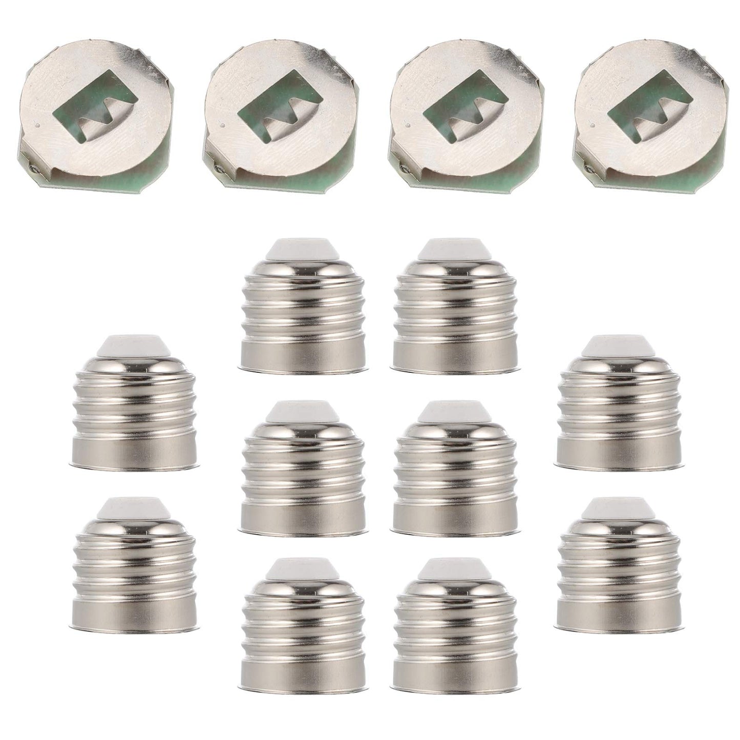 Light Bulb Accessories Kit with Led Chip Bases and Caps for Diy Resin Bulbs Lamp Parts Supply for Home Decorative Lighting Party Crafts