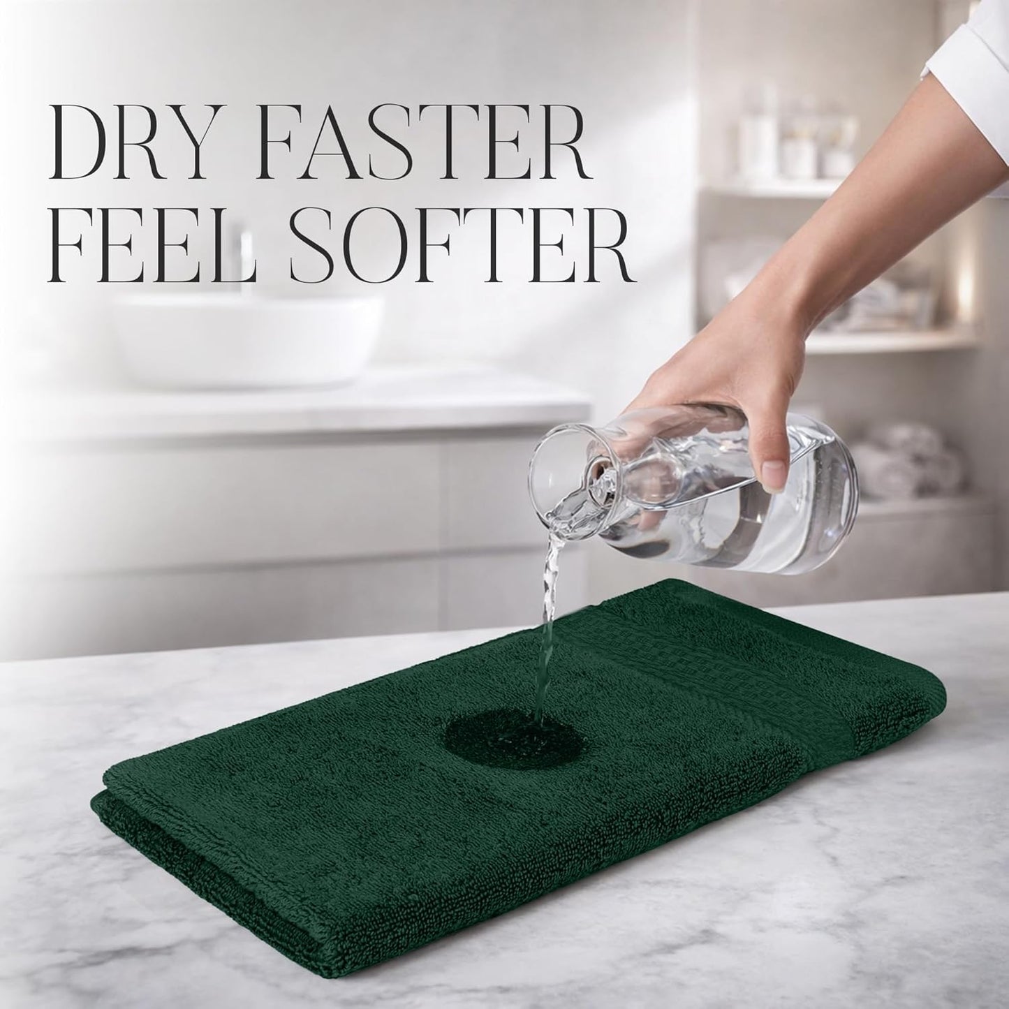 12 Pack 100% 12 12 Inches, 550 RIVERSIDE Premium Cotton Face Wash Cloths, x Soft & Absorbent Face Towels for Bathroom