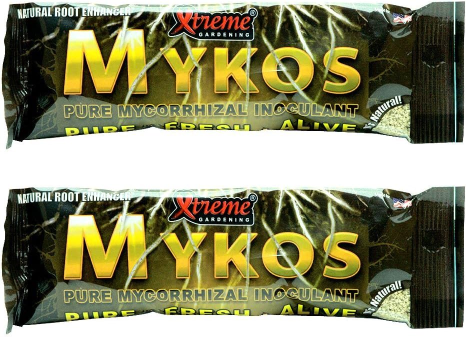Xtreme Gardening Mykos Pure Mycorrhizal Inoculant, 100 g, 2 Count