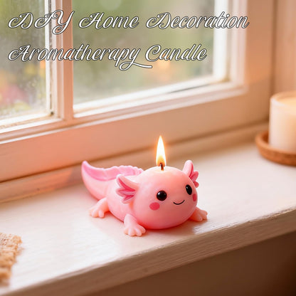 Axolotl Silicone Candle Mold, Animal Candle Mold for Candles Making Resin Casting Aromatherapy Candles Wax, Handmade Wax Soap, Gypsum Clay Home Decoration