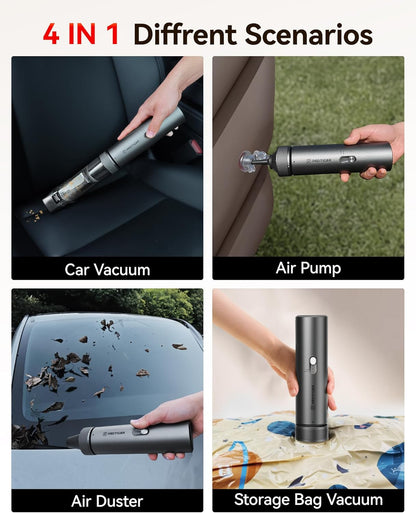 REDTIGER Cordless Car Vacuum - 21000PA Portable Handheld Cleaner with 70 Min Runtime | Fast USB-C Charge, Lightweight 4-in-1 Design