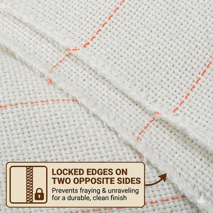 Celley Tufting Cloth 80 x 80 Inches – Durable, Beginner-Friendly Tufting Fabric for Rug Making & Punch Needle Projects