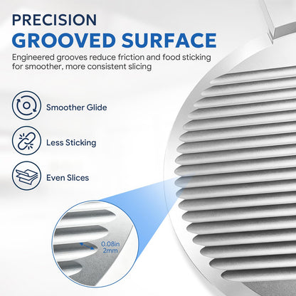 Meat Slicer Knife Cover Compatible with Bizerba GSPHI150, Protective Blade Guard Replacement, Durable Food-Grade Material, Secure Fit, Easy Installation for Commercial Meat Slicers