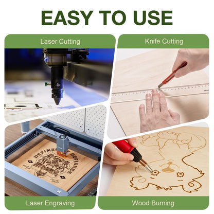 ROBOTIME 30-Pack Basswood Sheets 1/8" x 12" x 16" - Laser Engraving Blanks, 3mm Wood for Laser Cutting and Engraving
