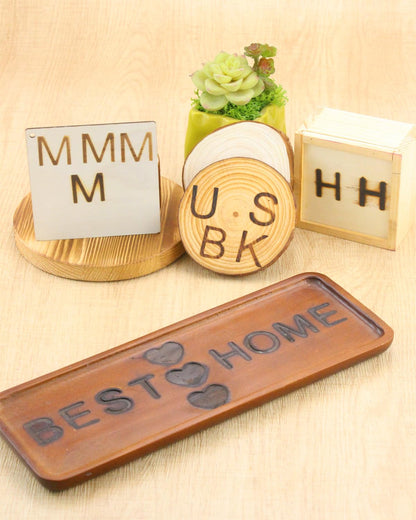 AIMOADO 1" 26Pcs Wood Burning Letter Kit, 100W Electric Branding Iron for Wood Working Leather Hats BBQ Bread, Branding Letters Gift for Christmas Wedding Birthday, with Wooden Box and Handle