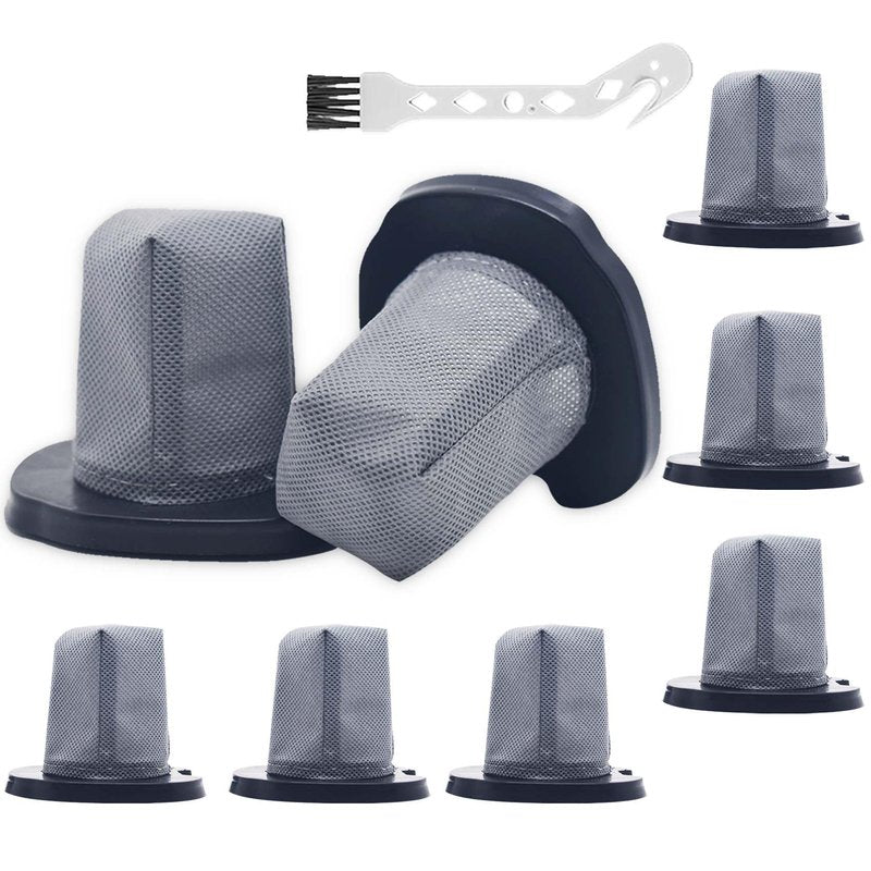 8 Pack CH701 Hand Vacuum Filter, Washable, Replacement Filter for Models: Shark Cyclone PET Handheld Vacuum CH701, CH701C, CH700WM, CH700, Replaces Parts XDCFCH700, Grey