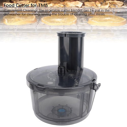 GEERYZHE Vegetable Cutter Attachment Food Processor for TM5 TM6 TM31 with Stainless Steel Blades and Removable Parts Effortless Slicing Peeler Slicer Attachments Home Kitchen Accessories