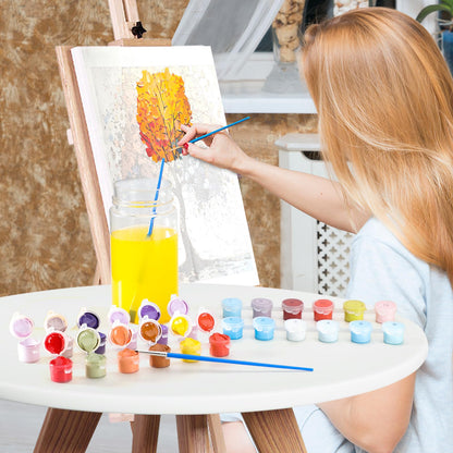 WUIVCTR DIY Oil Painting, Painted by The Adult's Digital Set Sparkling Lake Sailing Boat,16''x20''