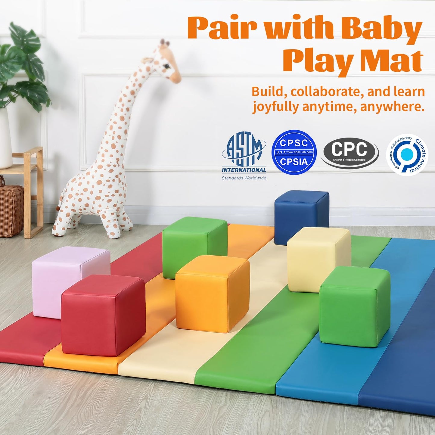 TODIBY 21-Piece Climbing Foam Blocks