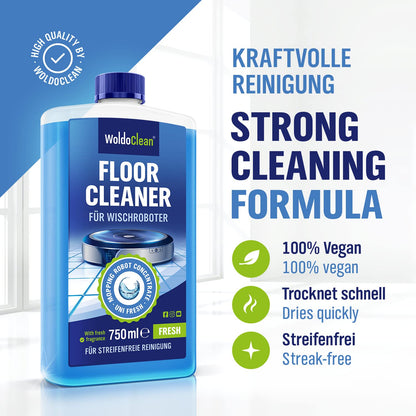 Robot Vacuum Floor Cleaning Concentrate for Mops - Compatible with Roborock, Tineco, iFloor, 25oz