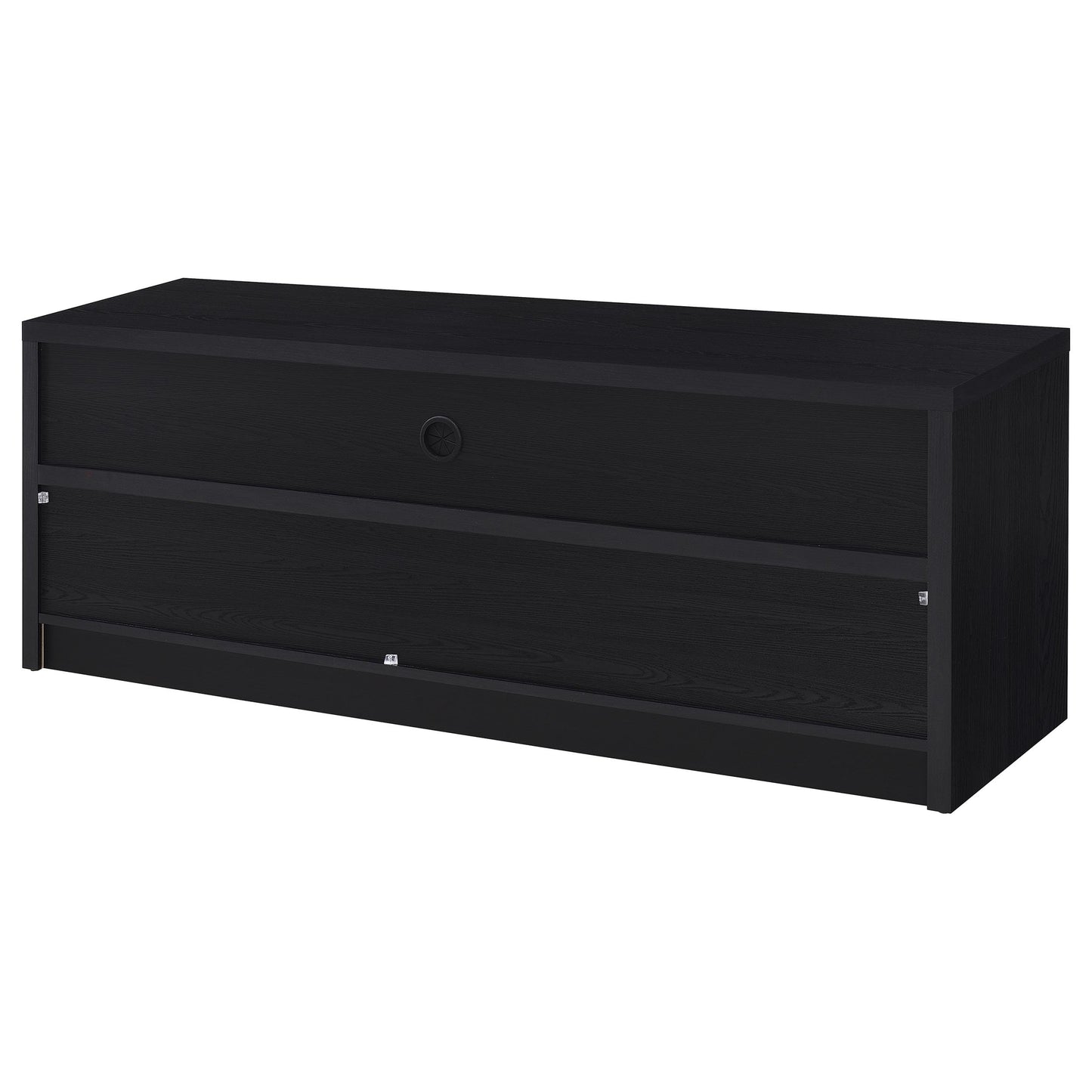 Coaster Home Furnishings Rutland 59-Inch TV Stand and Media Console Black, 3-Drawer Entertainment Center
