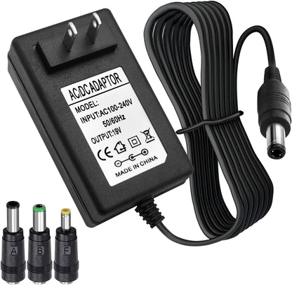 19V AC DC Charger Power Cord for Eufy RoboVac 11S 12 15C 25C 30C 35C, Pure Clean PUCRC 15 25 26B 90, Coredy R580 R650