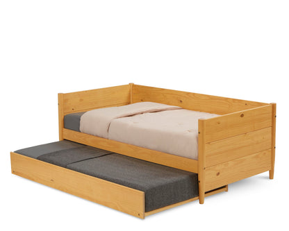 Camaflexi Mid-Century Daybed, Single, Scandinavian Oak, Twin
