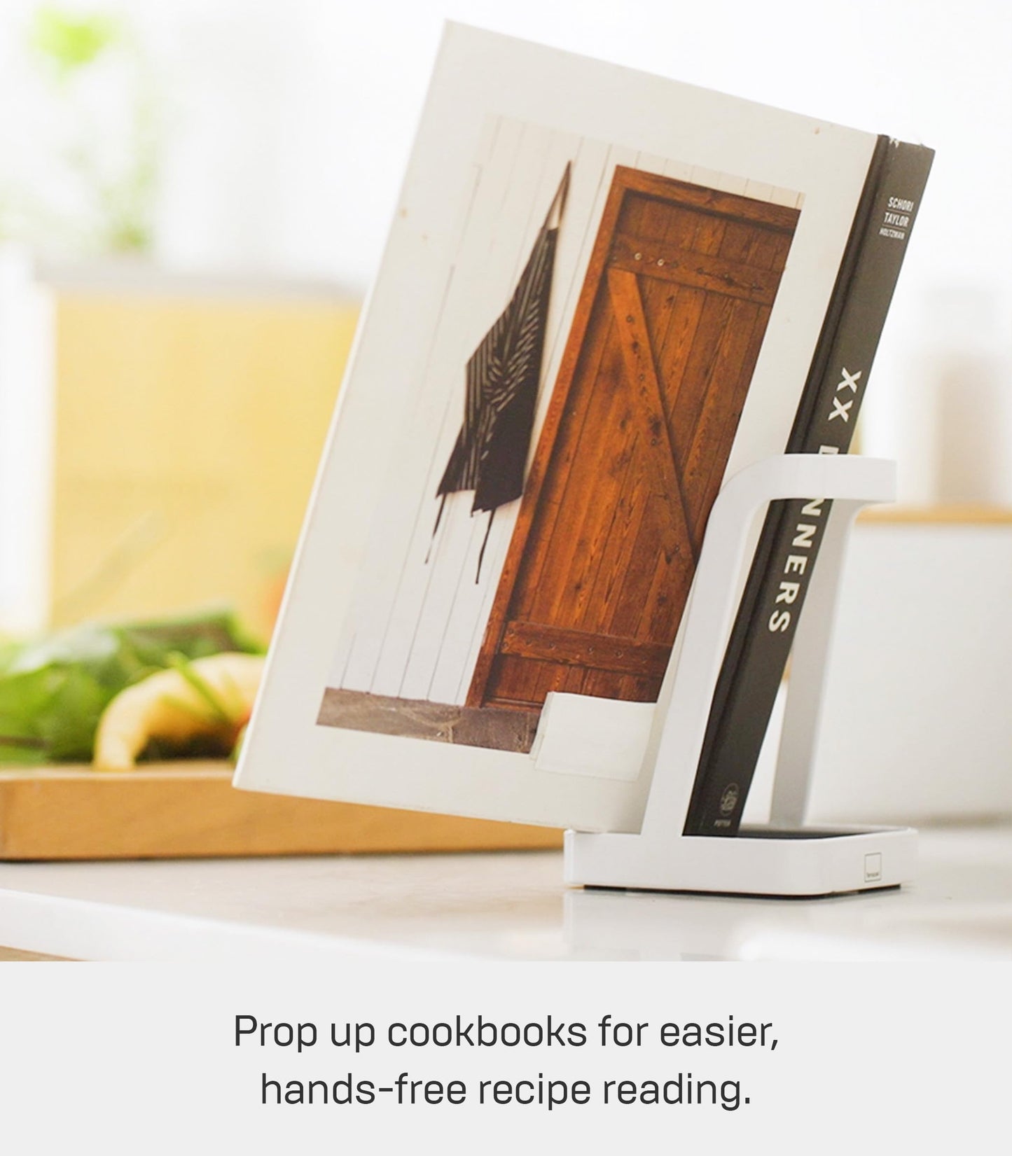 Yamazaki Home Tower Lid & Ladle Stand - Large, Kitchen Stand For Utensils, Lids, And Cookbooks, Heat-Resistant Kitchen Stand - Steel