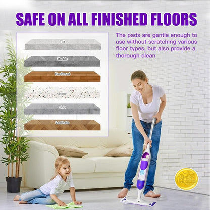 Power Mop Pads Refills for Swiffer PowerMop Multi-Surface Mopping Pad Disposable Replacement Mop Pads Compatible with Swiffer PowerMop,Safe on All Finished Floors,18 Count