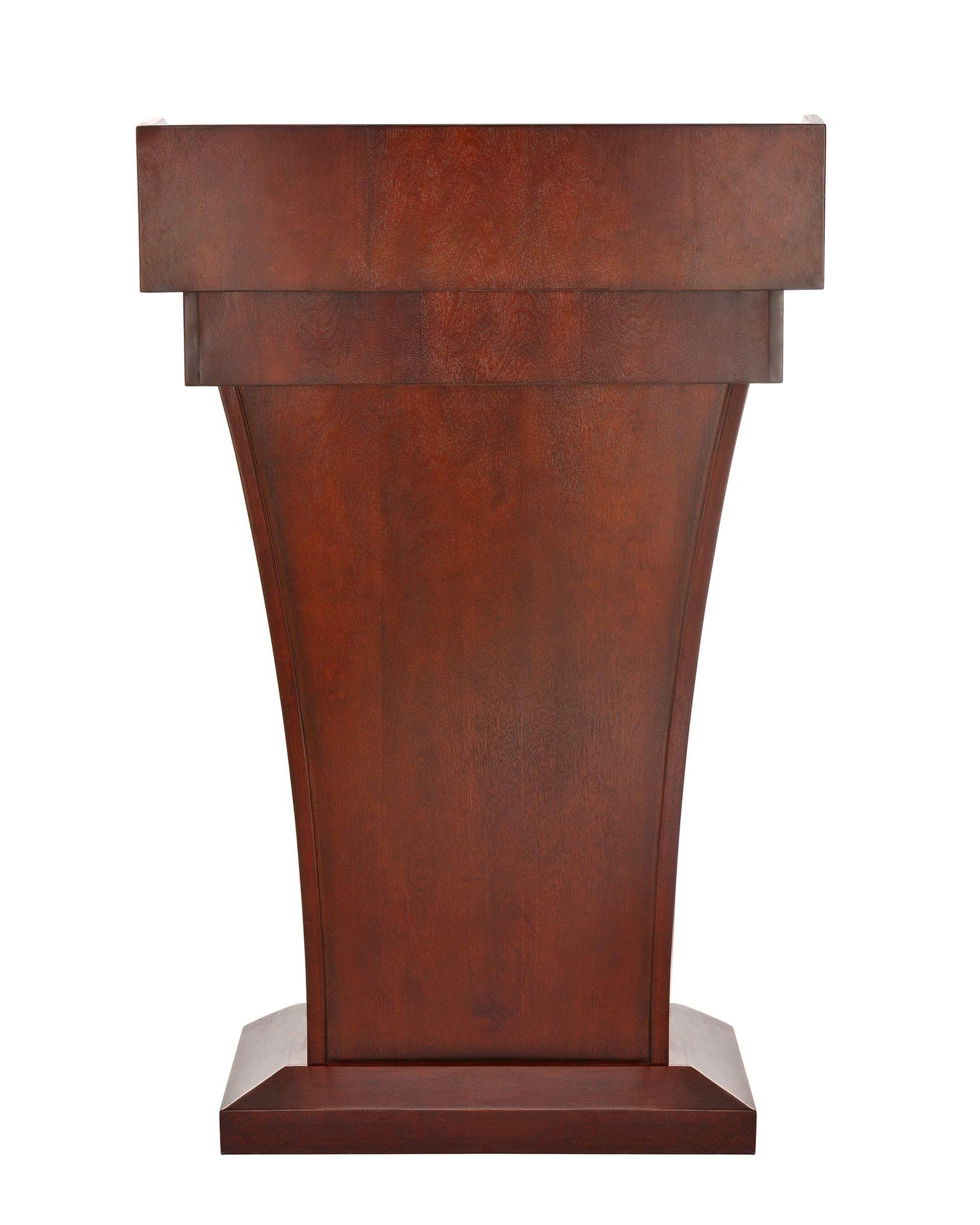 AdirOffice Church Pulpit, Wooden Podium - Height 43.33" Pulpits for Churches with Spacious Drawer (Mahogany)