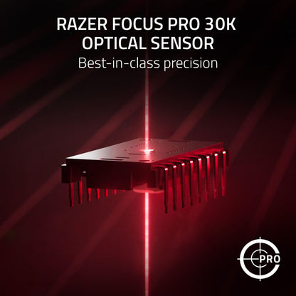 Razer Viper V3 HyperSpeed Wireless Esports Gaming Mouse: 82g Lightweight - Up to 280 Hr Battery - 30K DPI Optical Sensor - Gen-2 Mechanical Switches - 8 Programmable Controls - Classic Black
