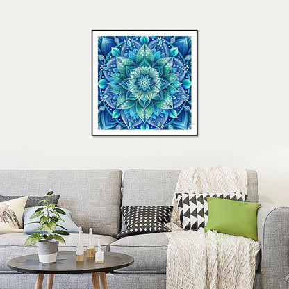 SJUTOUCI Mandala Diamond Art Kits for Adults, Diamond Painting Kits for Beginners, 5D Round Diamond Dots Gem Craft Art for Home Wall Decor 12x12 inch
