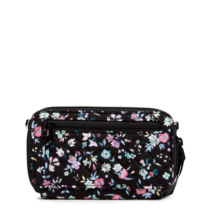 Vera Bradley Cotton All in One Crossbody Purse with RFID Protection