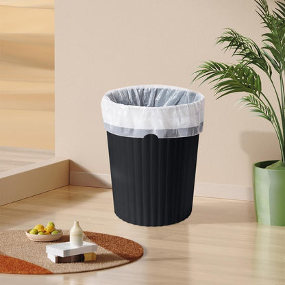 TEIUKAX Trash Can - Small Waste basketbin - 2 Gallon- for Office,Home,Bathroom,Kitchen - Black