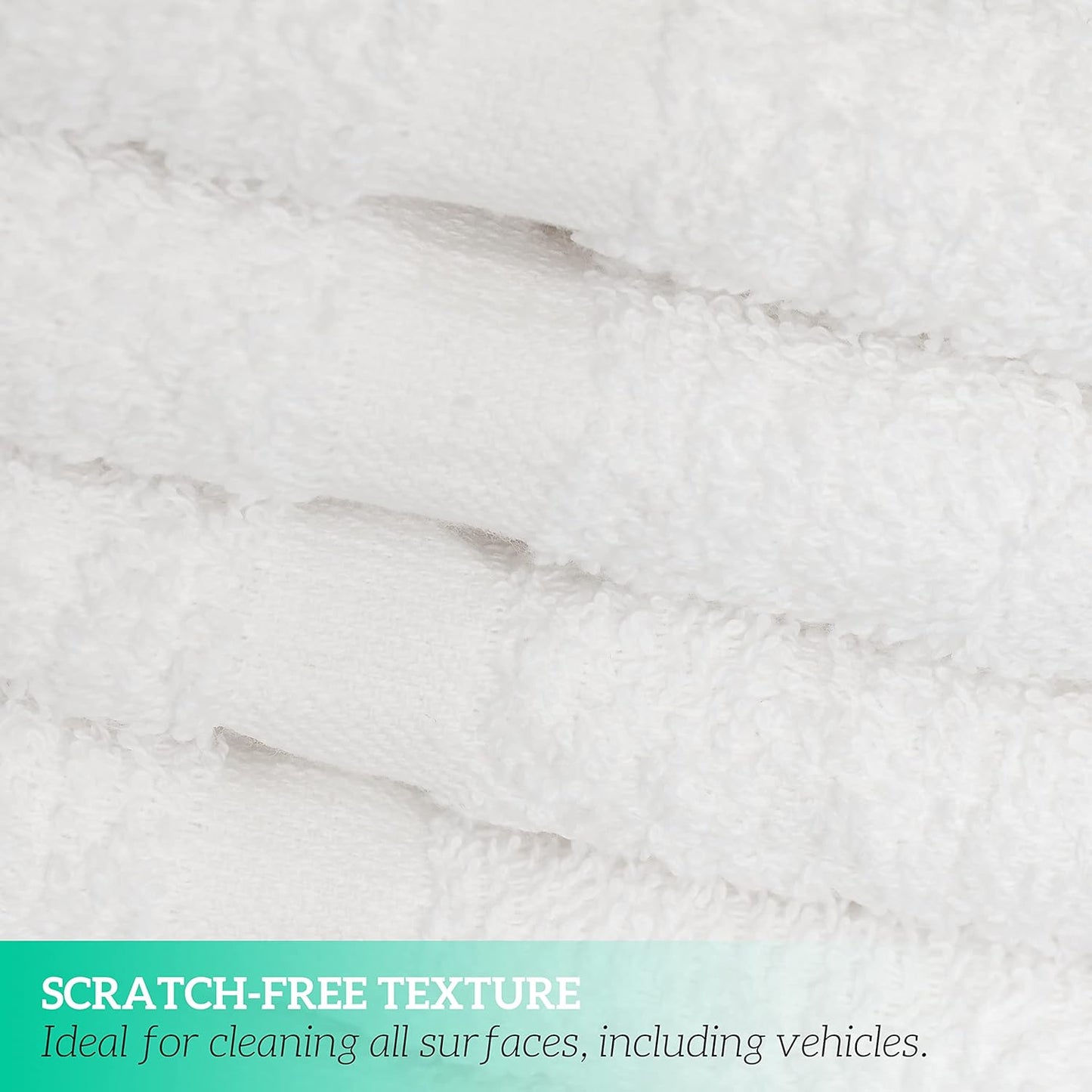 12" 12" 50 Pack 100% GREEN LIFESTYLE Washcloths x - Cotton Wash Cloths, Bulk Washcloths, Face Towels Cotton, Soft